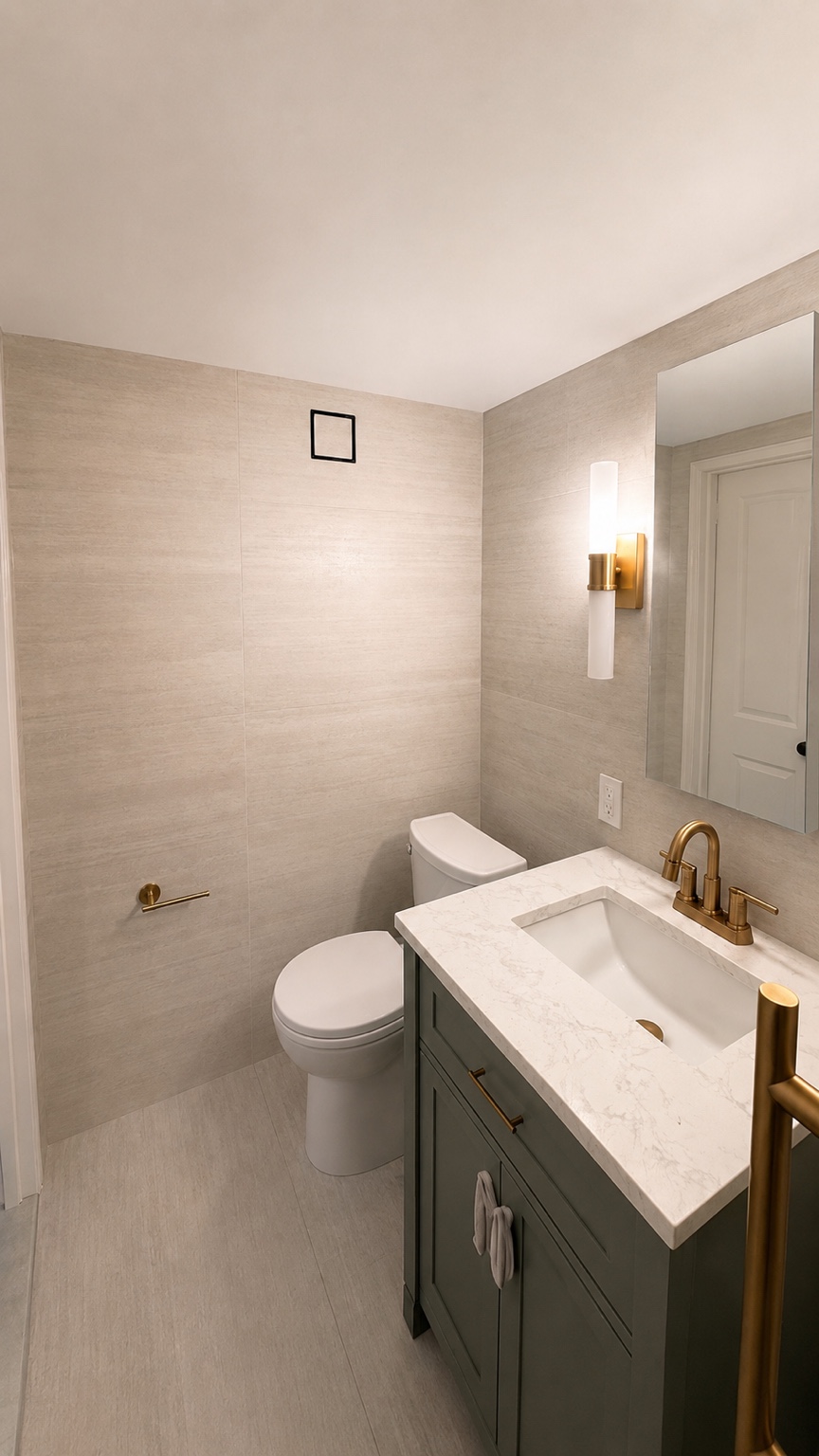 Bathroom floor and wall tile